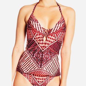 Kenneth Cole Hidden Paradise Push-Up Tummy-Control Tankini Top & Bottom …